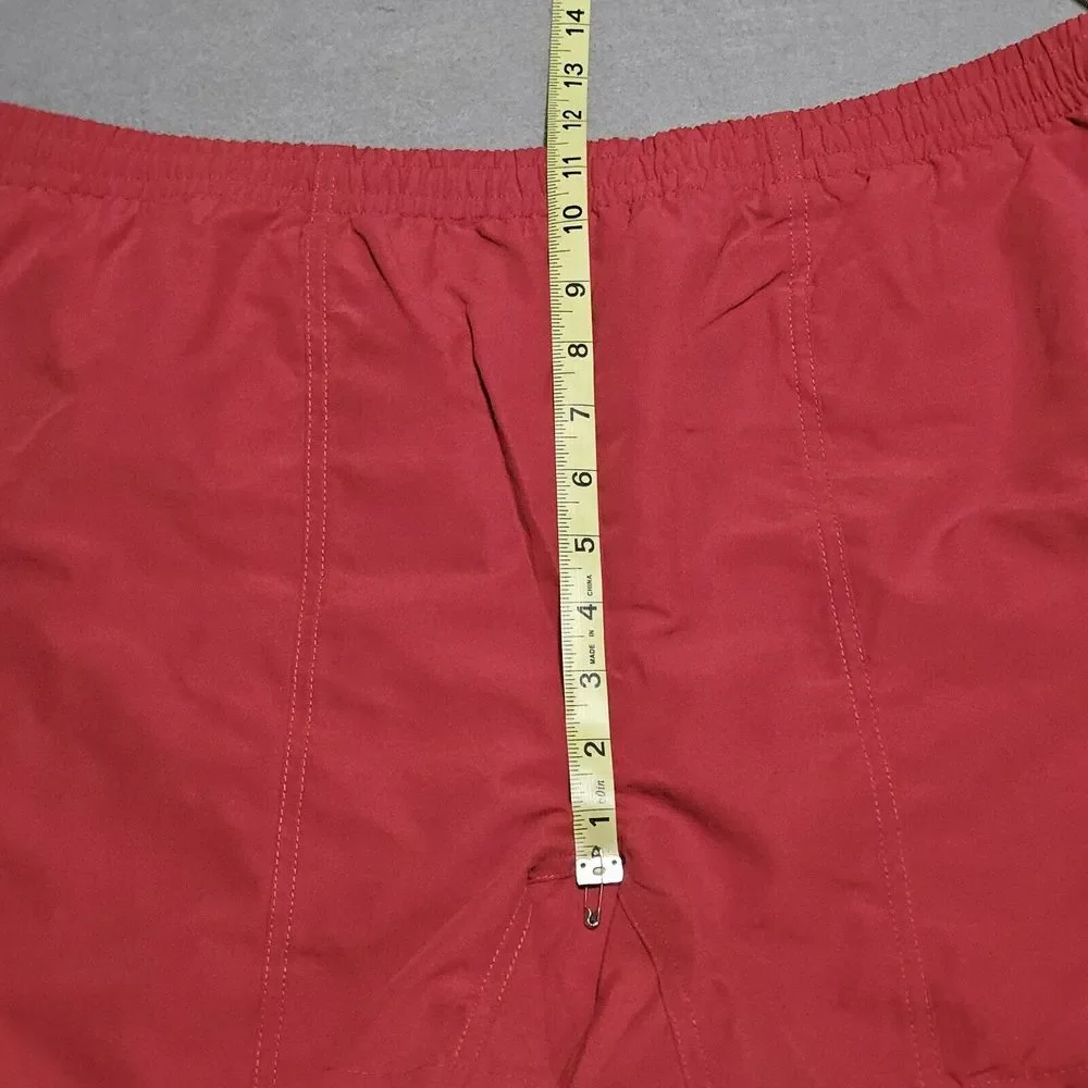 Orvis Swim Shorts Men's XL Mesh Lined Drawstring Red Board‎ Trunks NEW